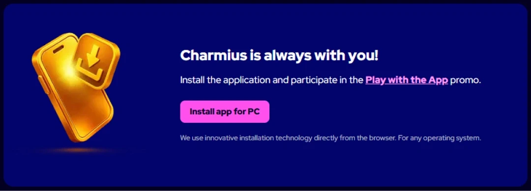 Charmius Casino App